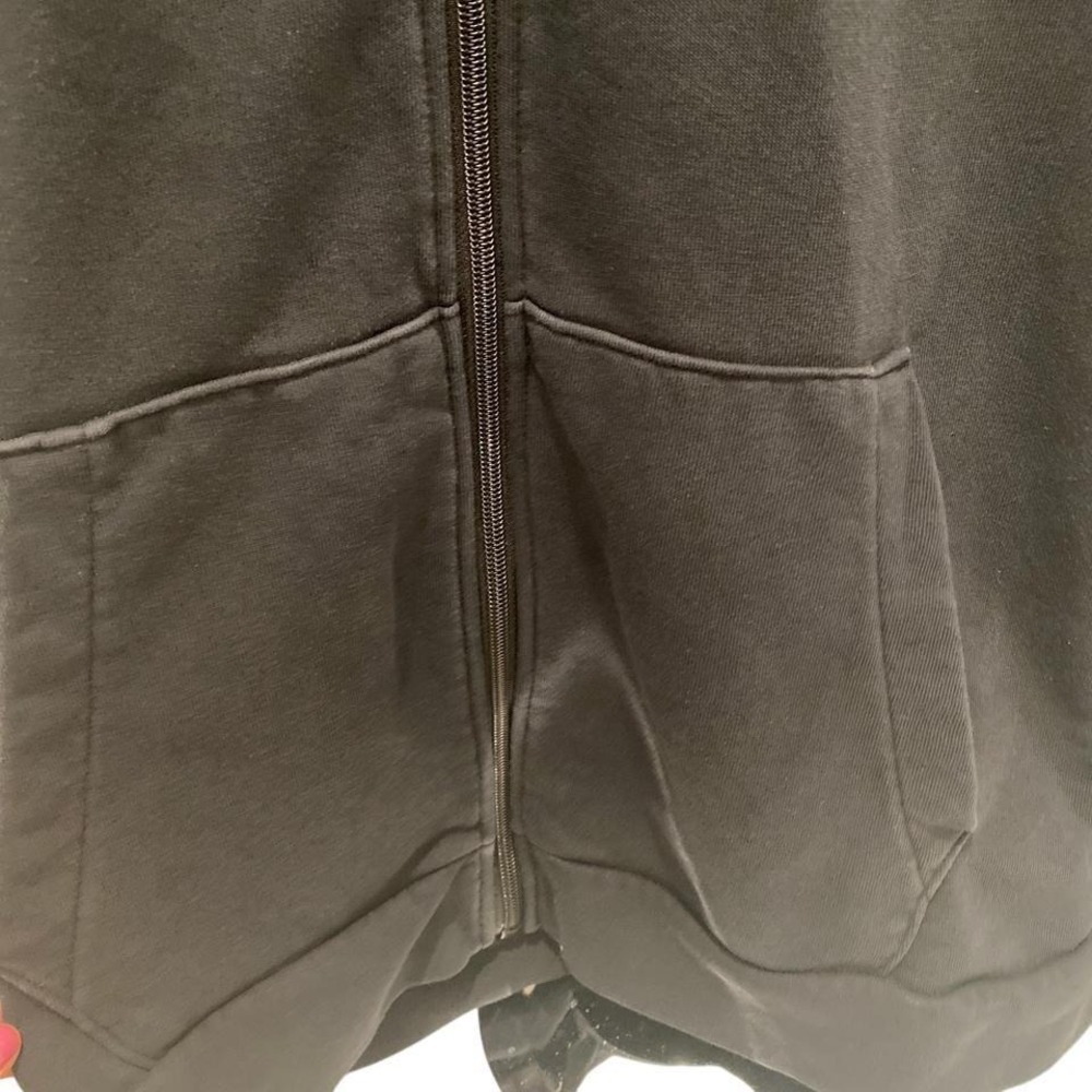 Nike Dri Fit Black Full Zip Hoodie Athletic Athleisure Sweatshirt Womens Small - Picture 4 of 8